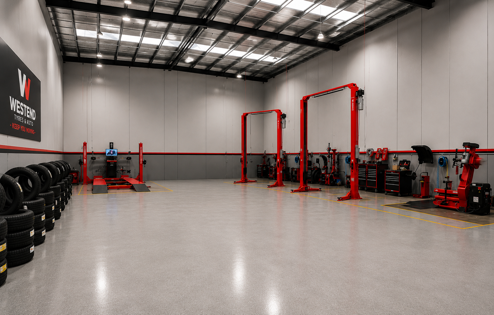 Westend Tyres and Auto workshop